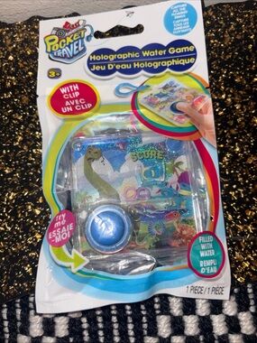 Ja-Ru Pocket Travel Holographic Water Game - Dinosaur Theme